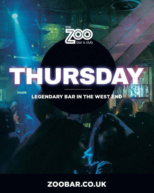 The Zoo Bar London Leicester Square Thursday  - Thursday Night