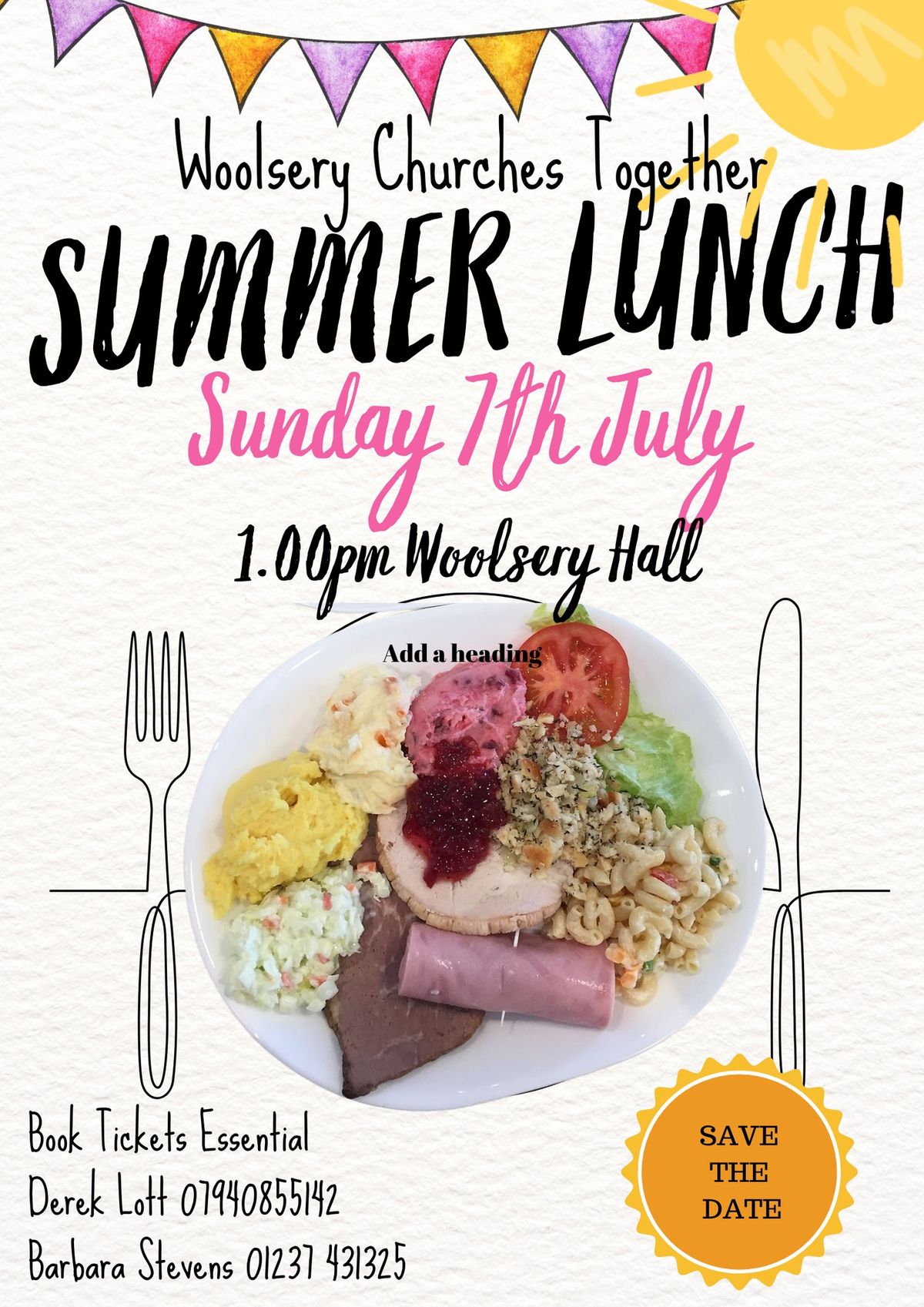 Summer Lunch at Woolsery Hall