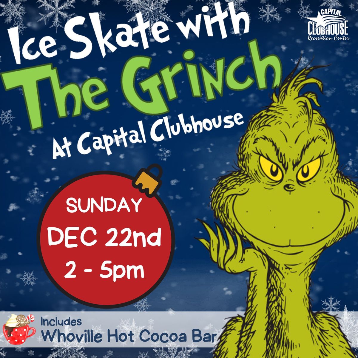 Ice Skate with The Grinch