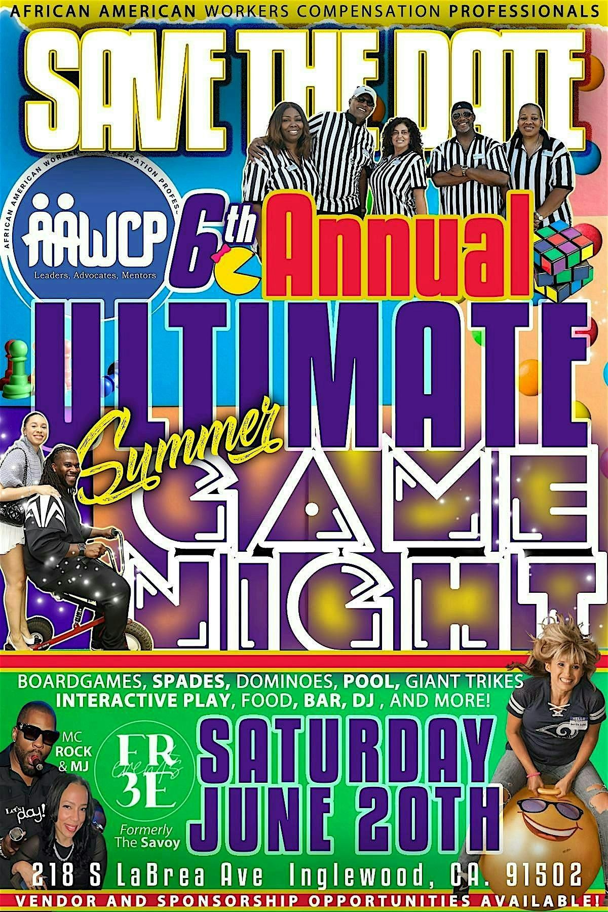 6th ANNUAL AAWCP GAME NIGHT