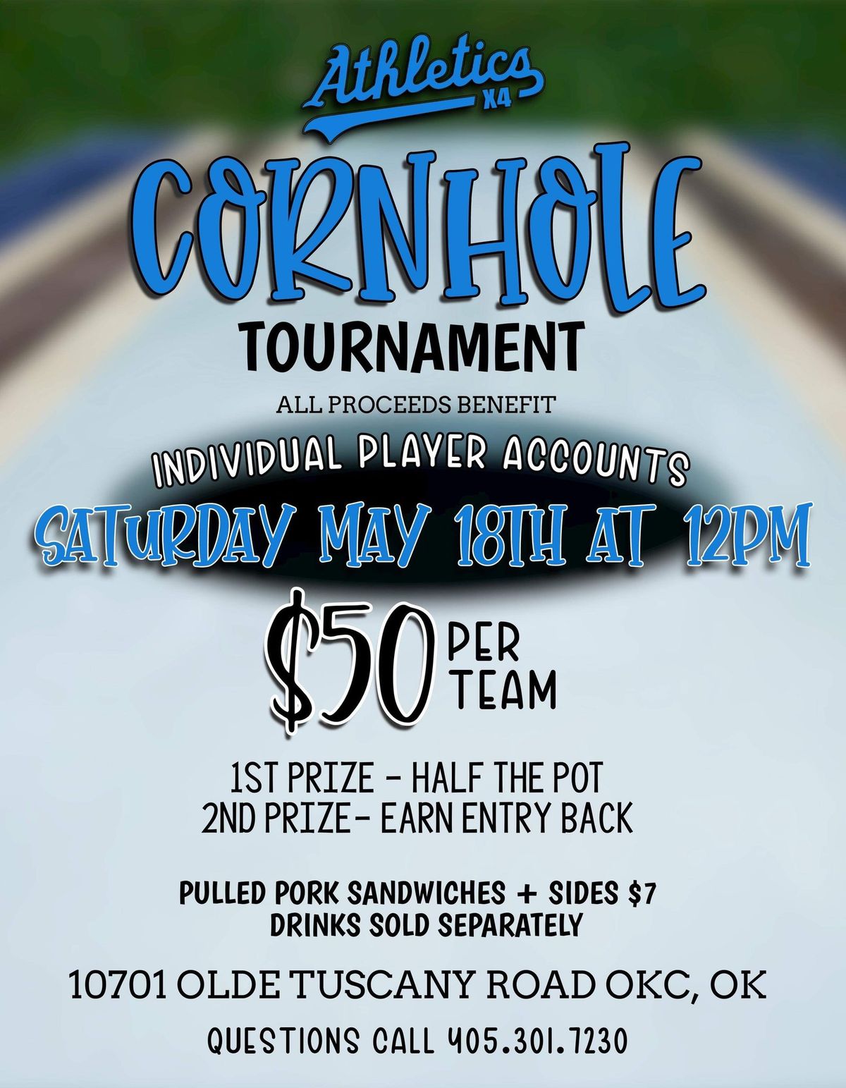 Cornhole tournament!