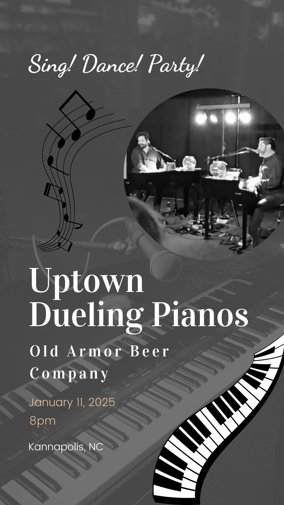 LIVE Dueling Pianos at Old Armor (Kannapolis)