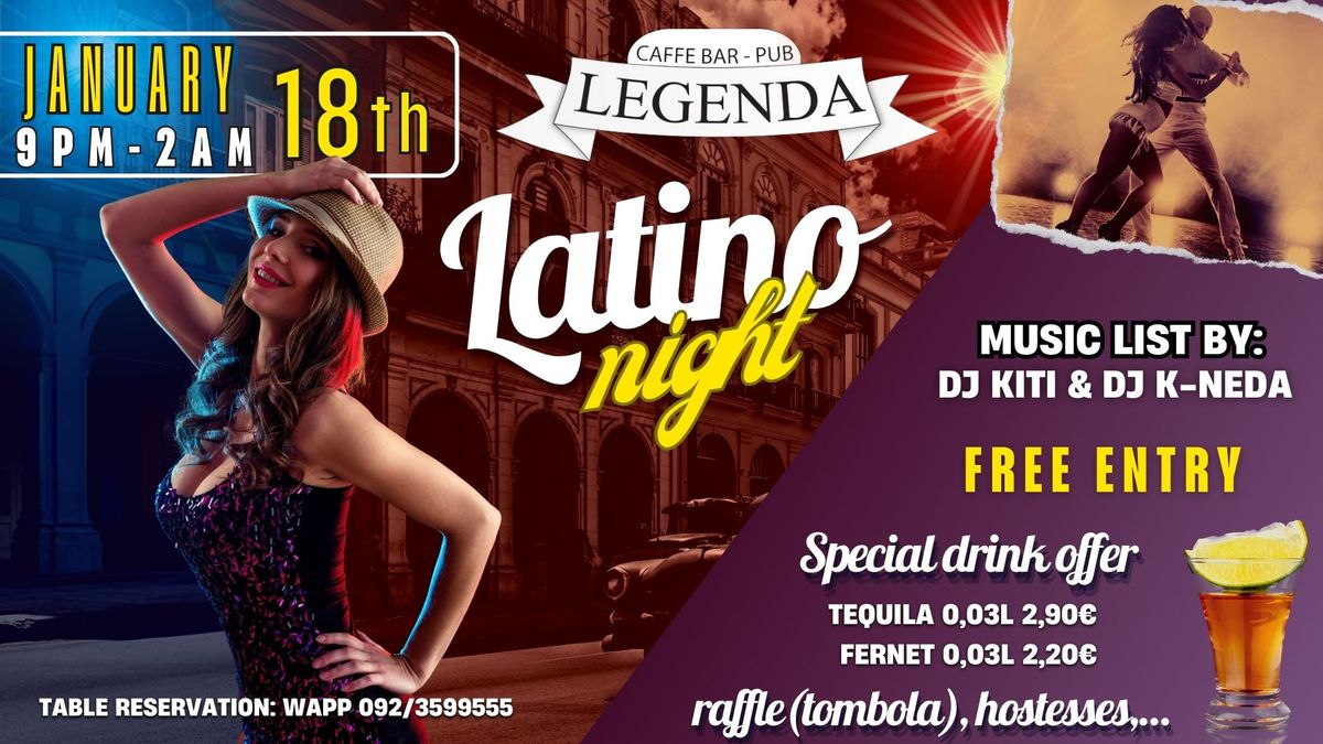 Latino Night at Legenda Pub! \ud83c\udfb6\ud83d\udc83