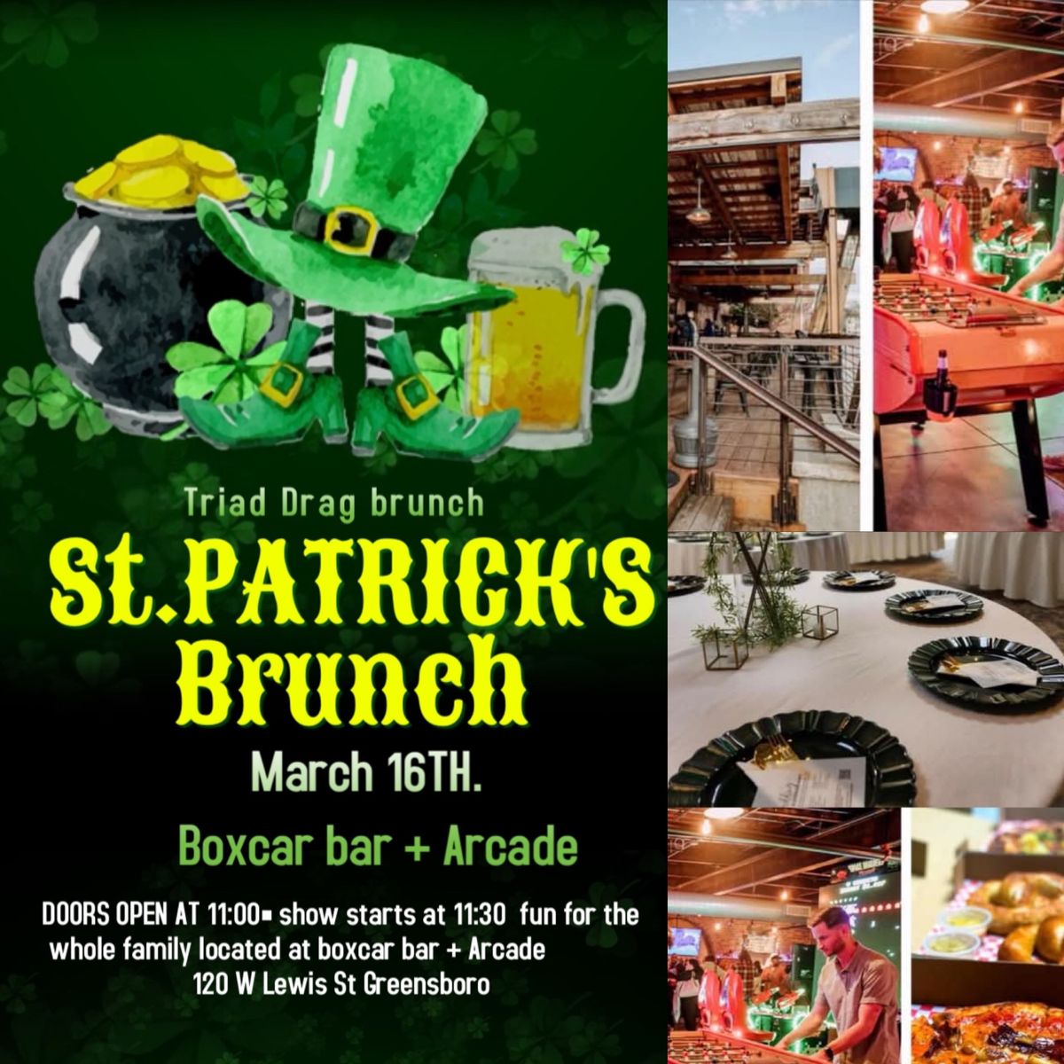 Saint Patrick\u2019s  Drag Brunch