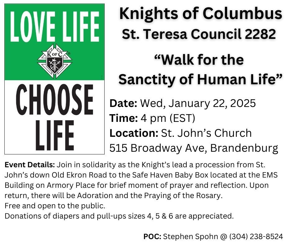 Walk for the Sanctity of Human Life