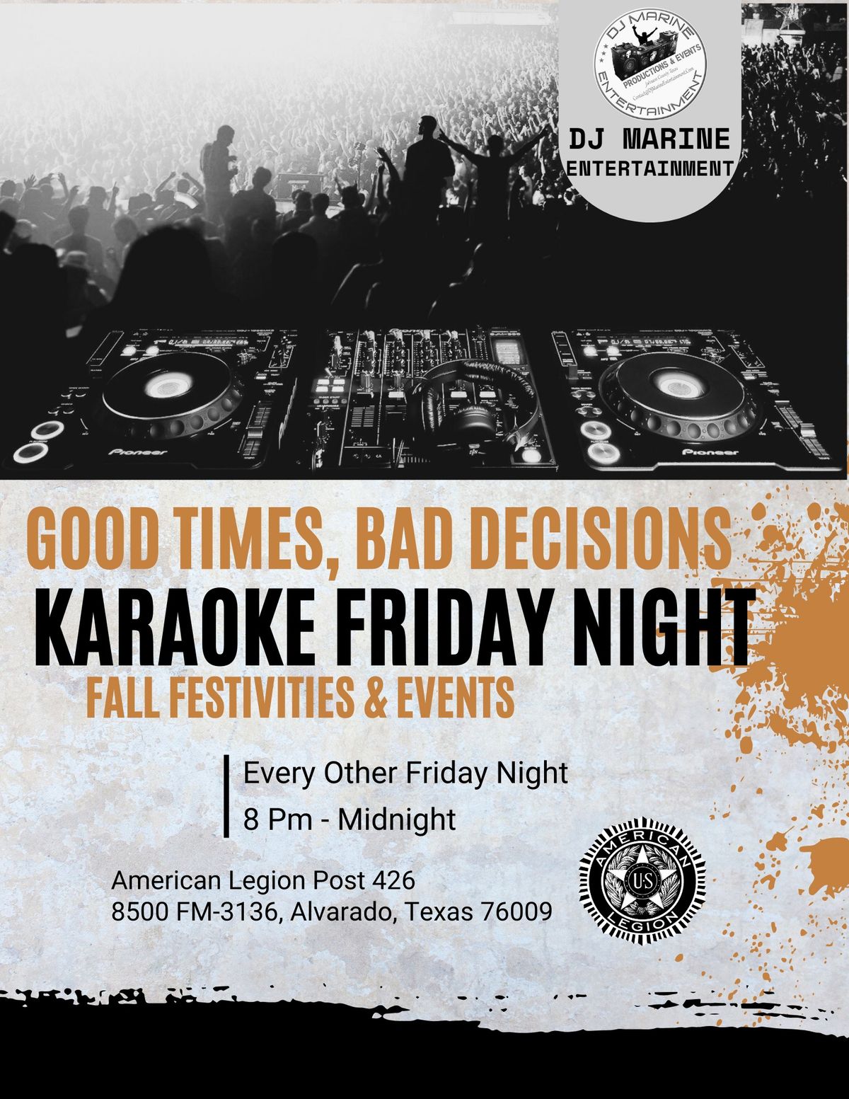 Karaoke Friday Night - Good Times Bad Decisions