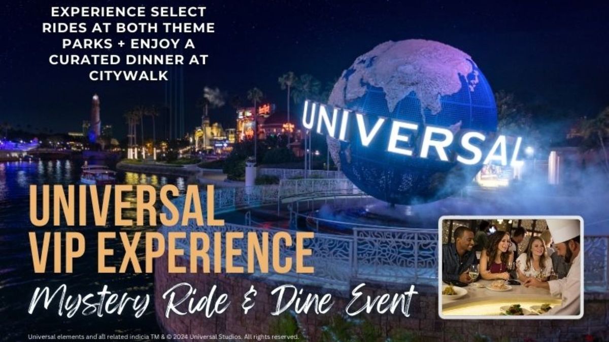 Universal VIP Experience: Ride & Dine Event | Orlando, FL | $199 per Couple