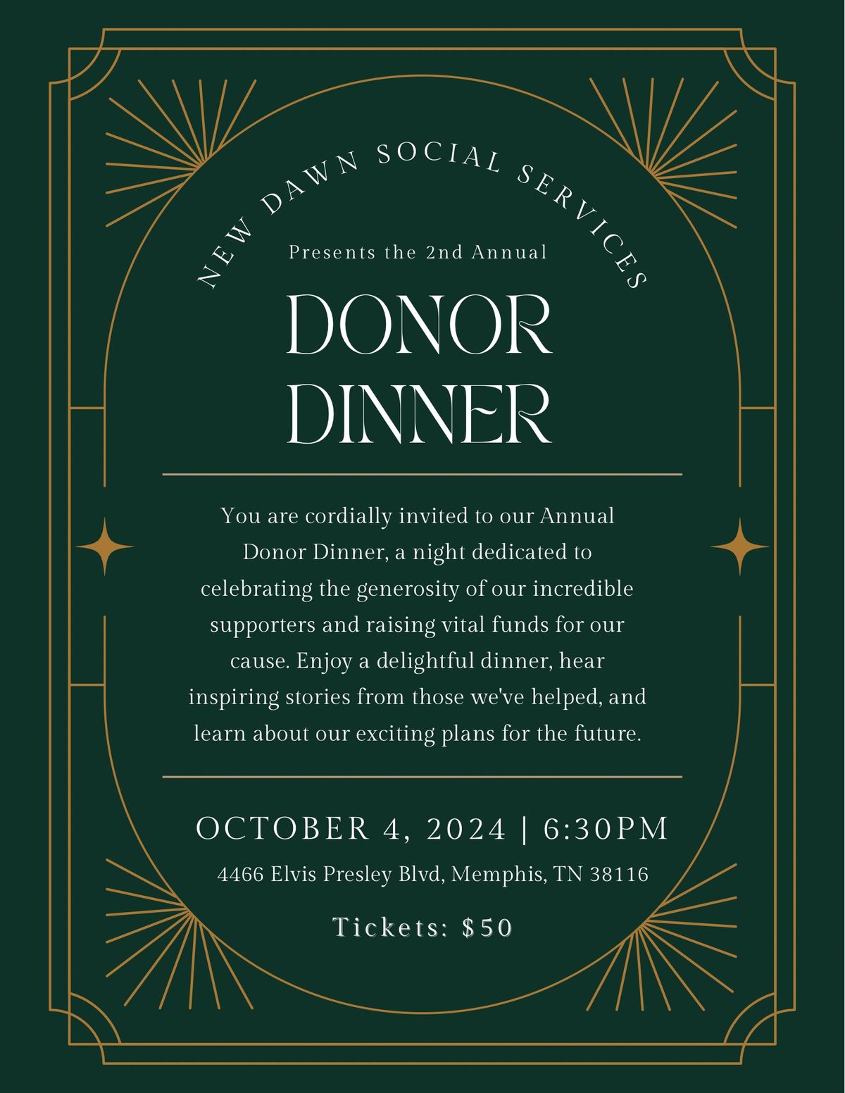 NDSS Donor Dinner