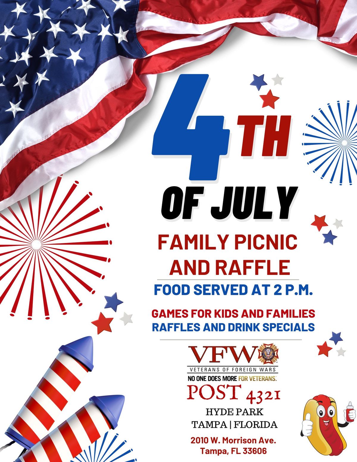 4th of July Family Picnic and Raffle