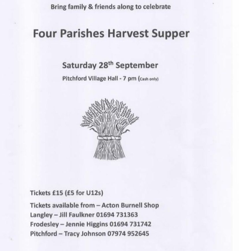 Four Parishes Harvest Supper