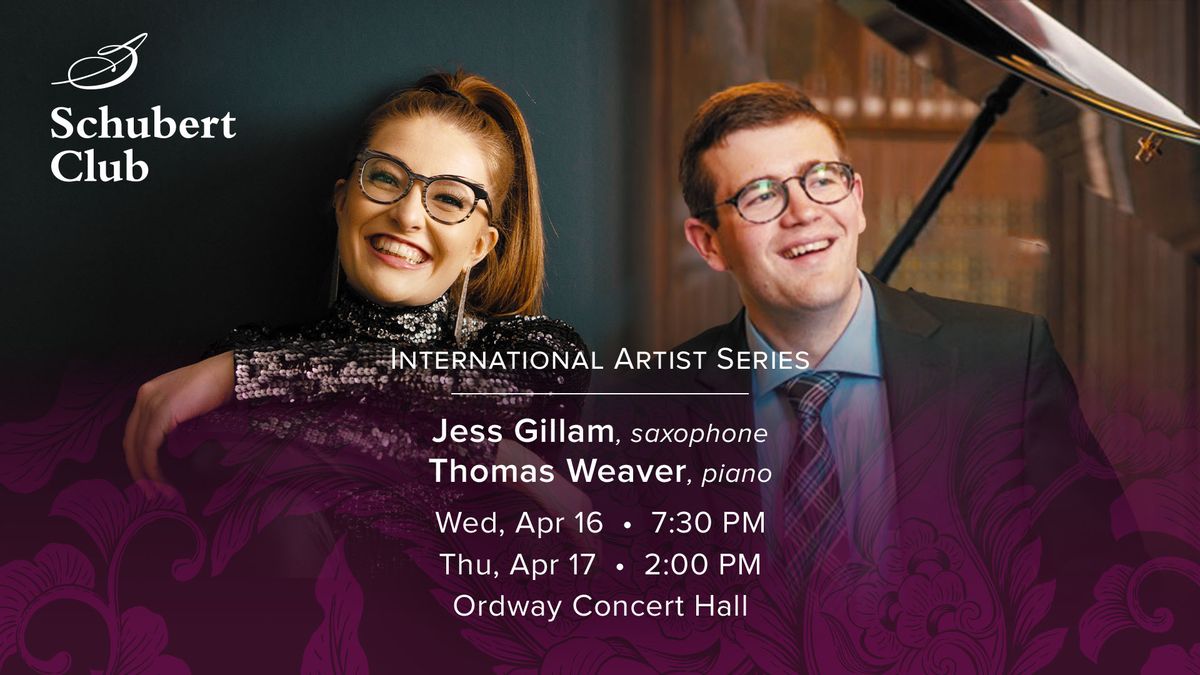 Jess Gillam, saxophone & Thomas Weaver, piano