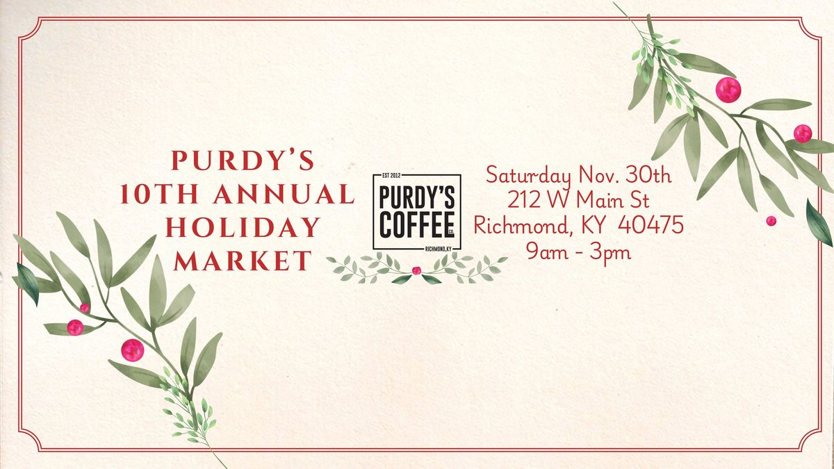 Purdy's 10th Annual Holiday Market