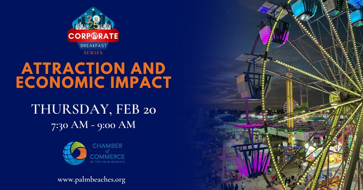 2025 Attraction and Economic Impact - Monthly Breakfast Series