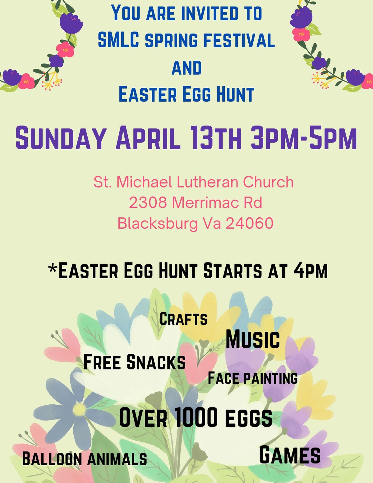 Spring Festival & Easter Egg Hunt 