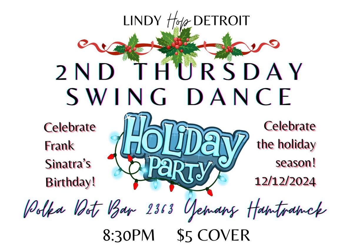 2nd Thursday Swing Dance Holiday Party @ Polka Dot Bar