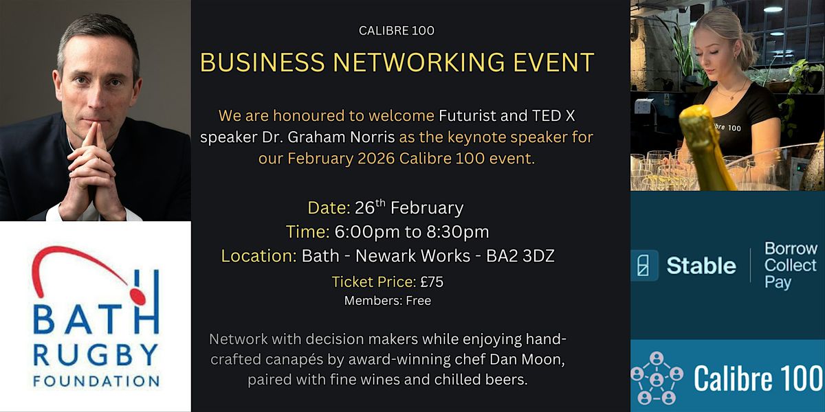 An Evening with  Dr. Graham Norris at Calibre 100