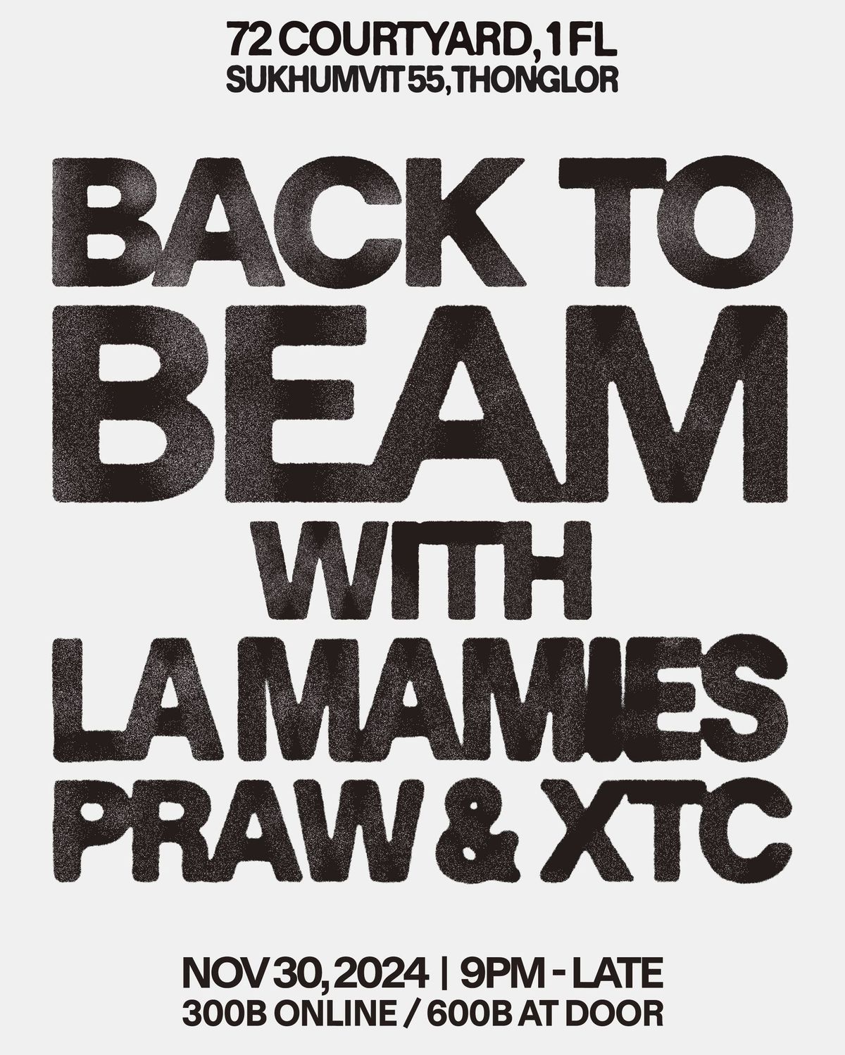 BACK TO BEAM with La Mamie's