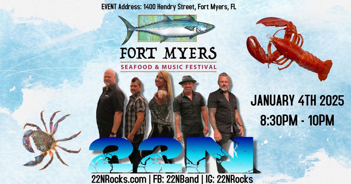 22N LIVE at Fort Myers Seafood Festival