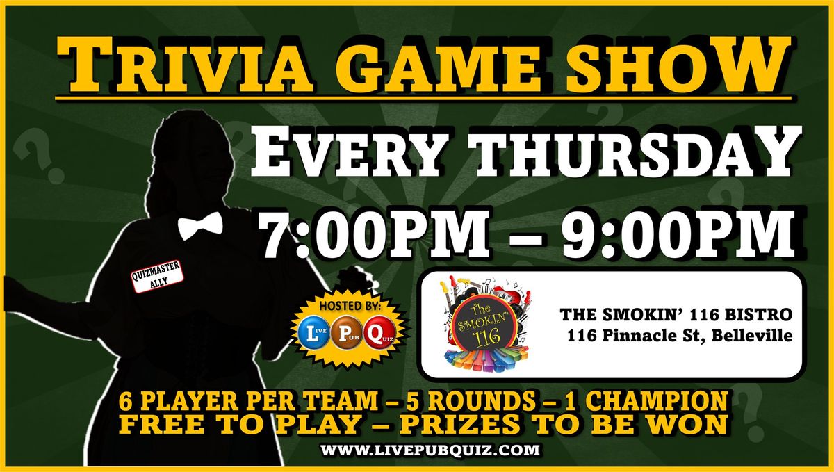 Smokin' 116 Bistro : Trivia Game show