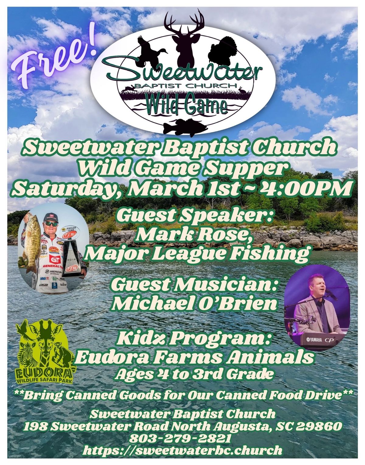 Sweetwater Baptist Annual Wild Game Supper