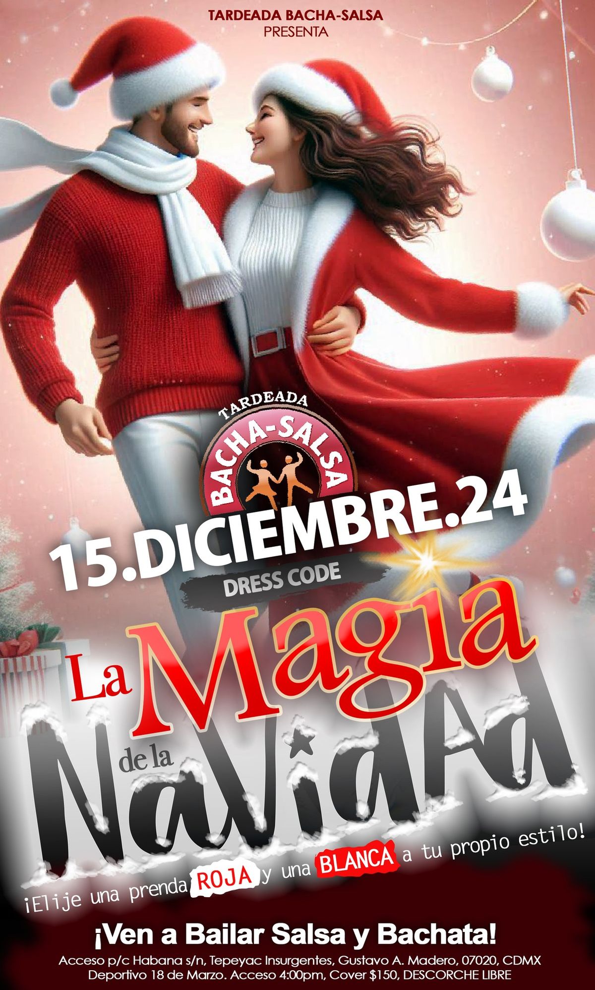 Tardeada Bacha-Salsa \/ LA MAGIA DE LA NAVIDAD \/ 15 de DICIEMBRE!!!