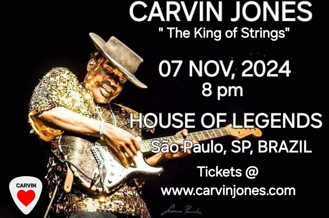 Carvin Jones @ House of Legends - S\u00e3o Paulo