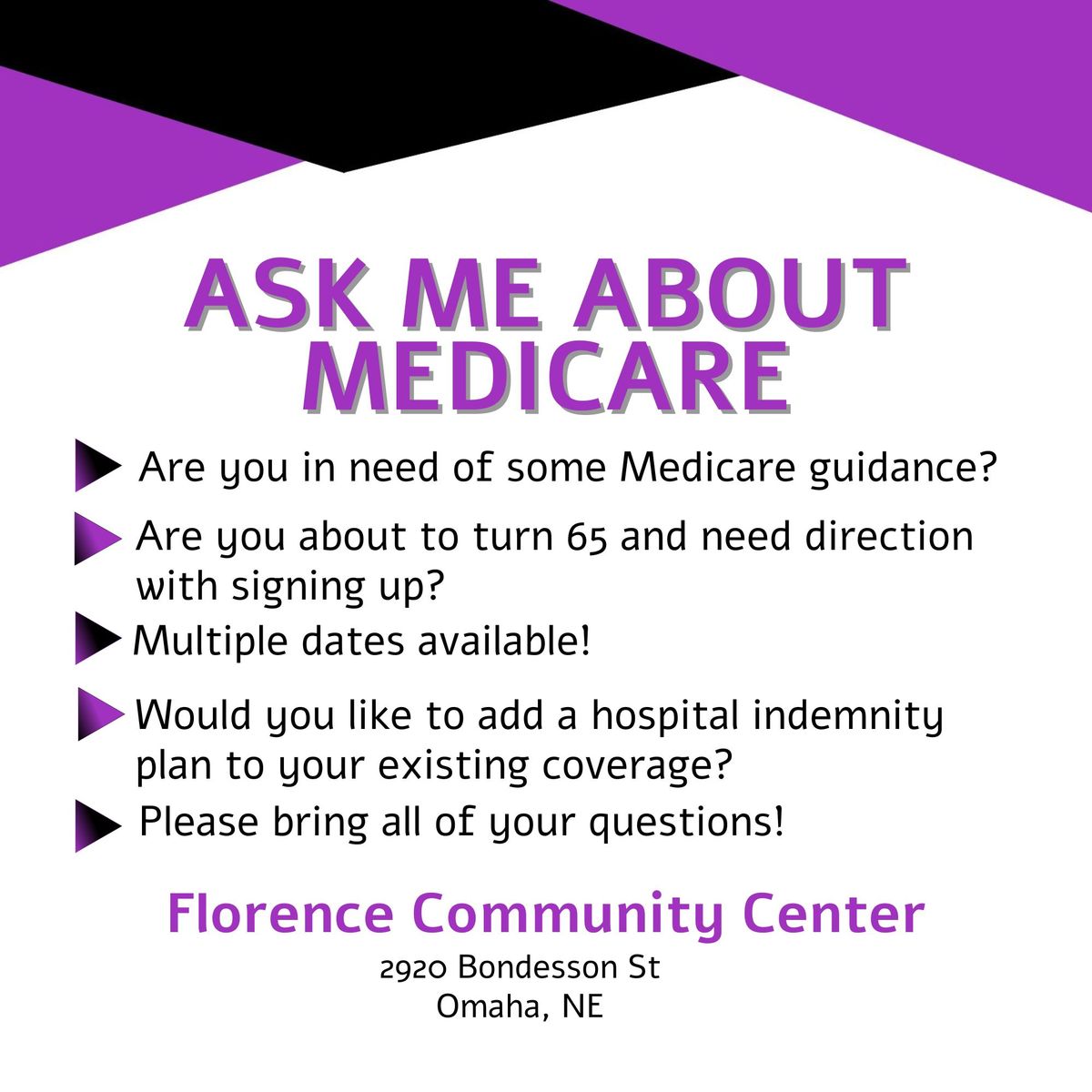 Ask Me About Medicare