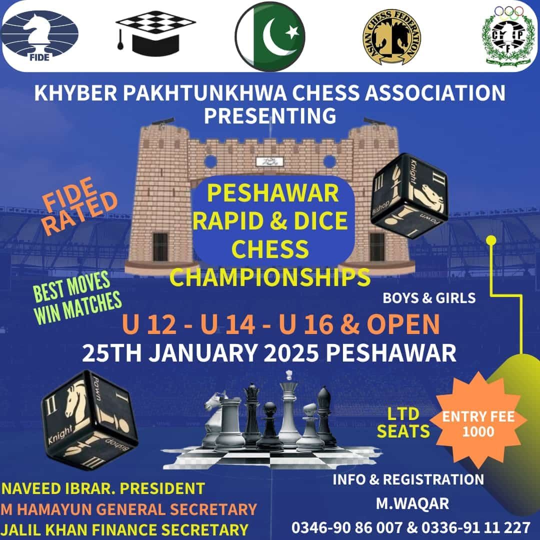 Peshawar Rapid & DICE Chess Tournament