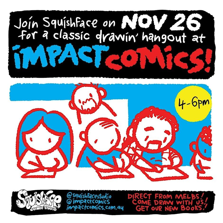 Squishbook Classic Drawin' Hangout at Impact Comics