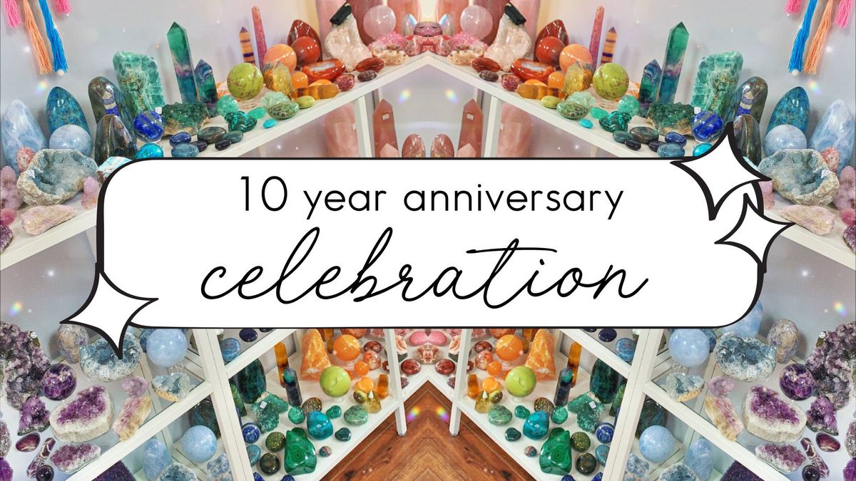 10 Year Anniversary Party - Free readings, DIY, and treats!