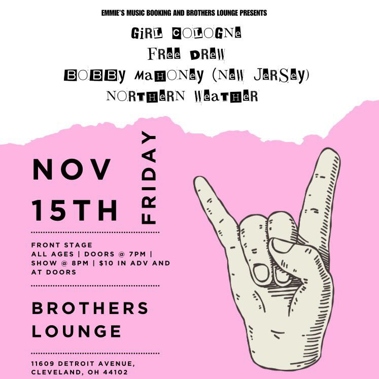 Girl Cologne \/ Free Drew \/ Bobby Mahoney \/ Northern Weather