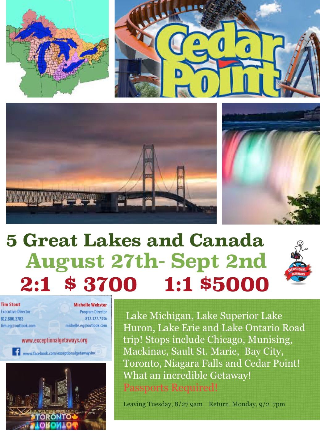 5 Great Lakes through Canada