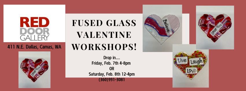 Fused Glass Valentine Workshops!