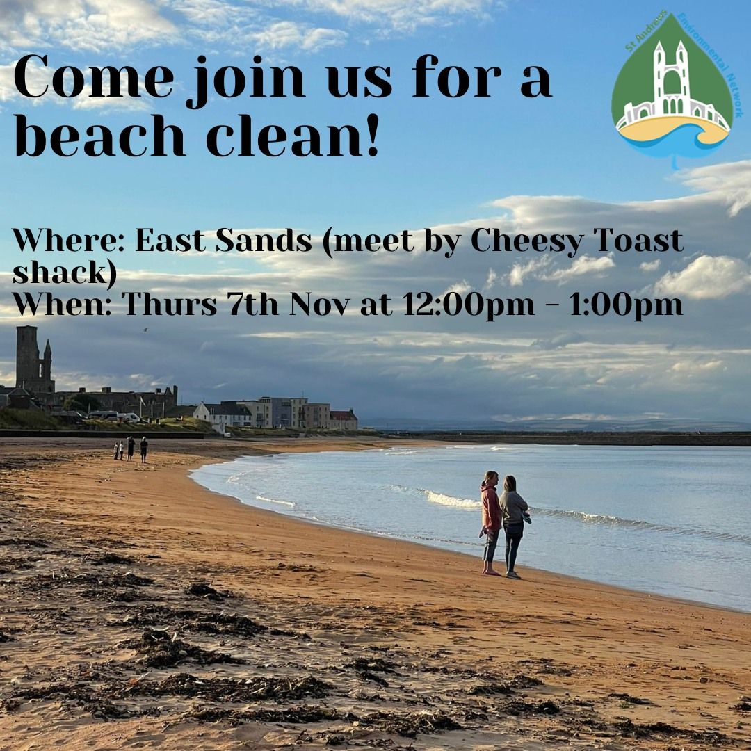 East Sands Beach Clean