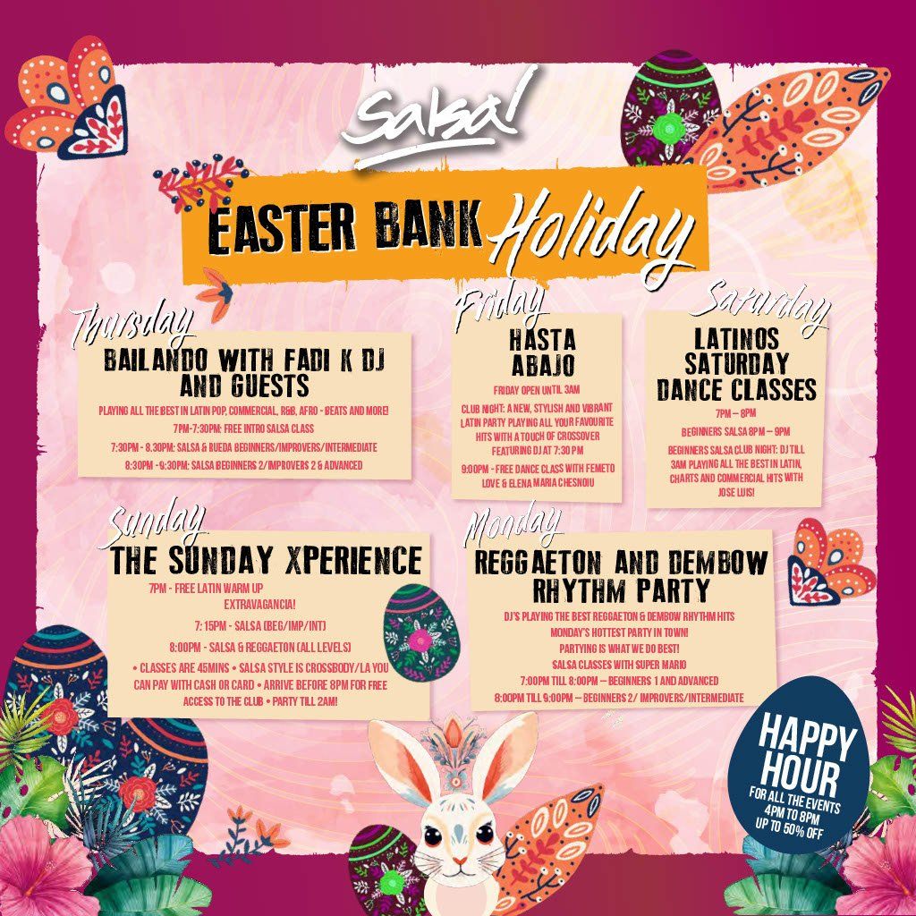 Easter Bank holiday weekend events