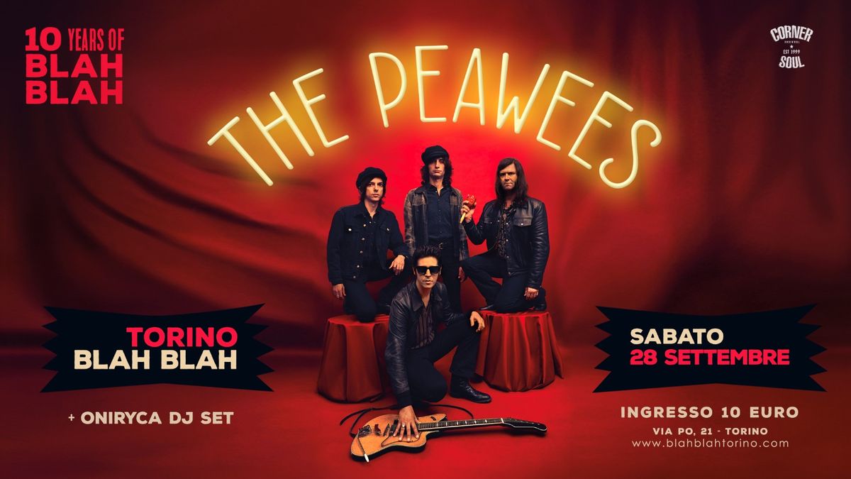 The PEAWEES  R'n'R\/soul\/Garage - Release party "One Ride" \/\/ 10 Anni del Blah Blah