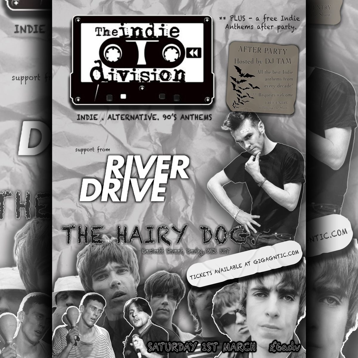 THE INDIE DIVISION w\/ support from RIVER DRIVE ++ AFTER PARTY!