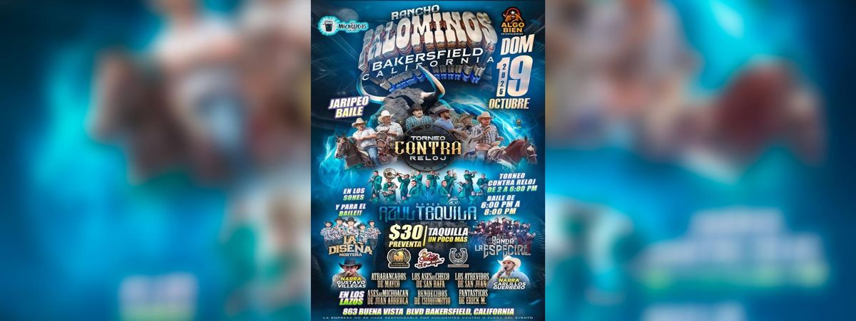 Jaripeo Baile Banda Azul tequila Rancho los Palominos 