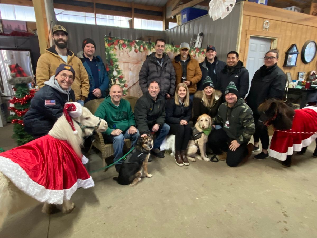 First Responders & Families Visit w\/Hot Chocolate Bar at SOUL Harbour Ranch