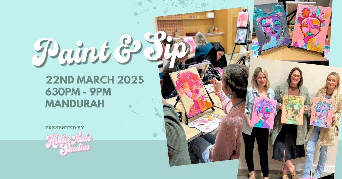 Paint & Sip - Inner Goddess - Mandurah 