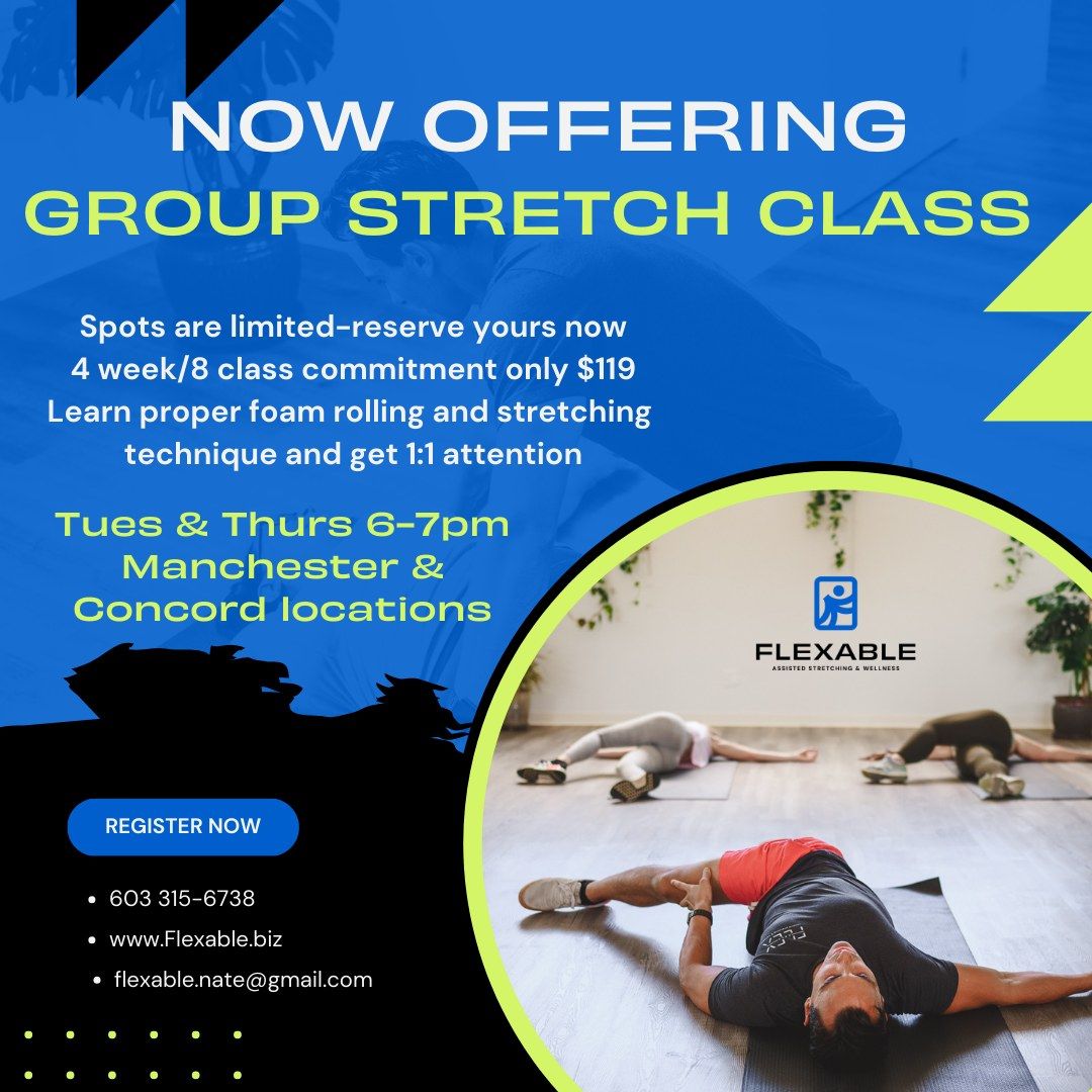 Flex & Flow group stretch class