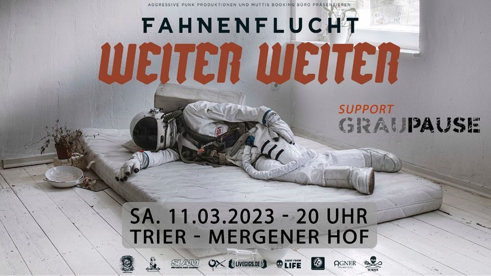 Fahnenflucht special Guest Graupause // Mergener Hof Trier - \