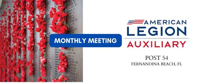 American Legion Auxiliary Monthly General Meeting