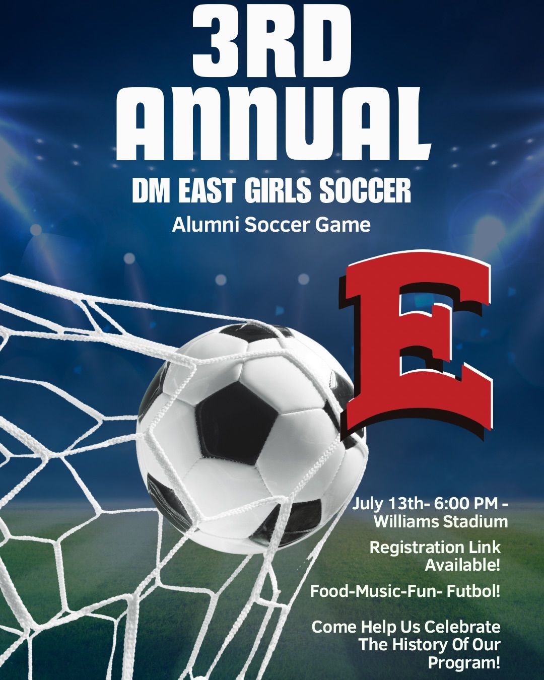 3rd Annual East Girls Soccer Alumni Game