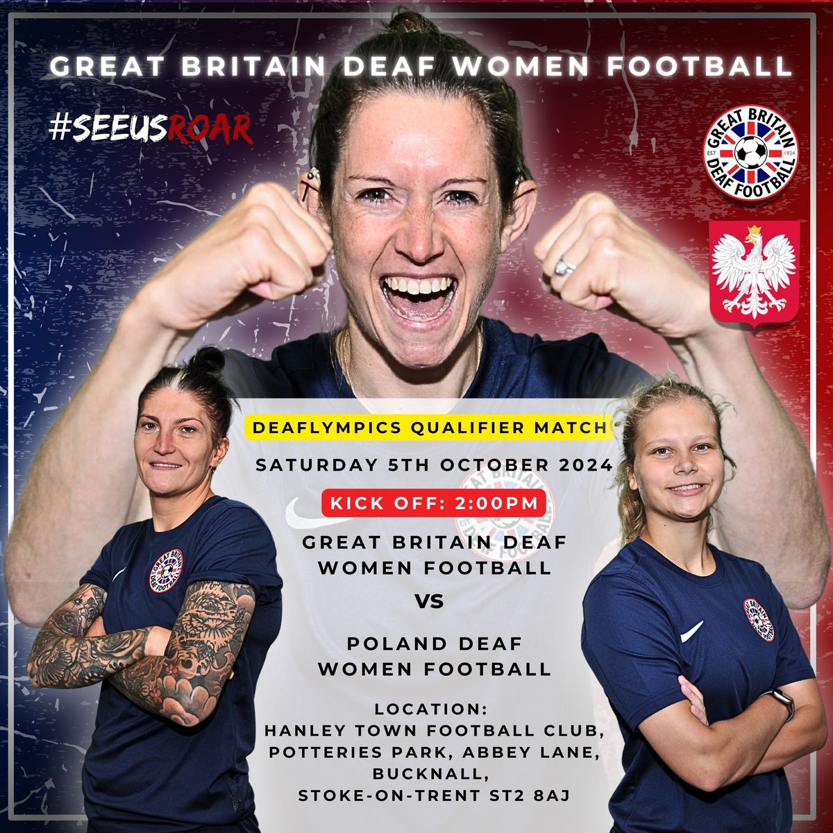 Deaflympics 2025 Women Football Qualifier - GB v Poland