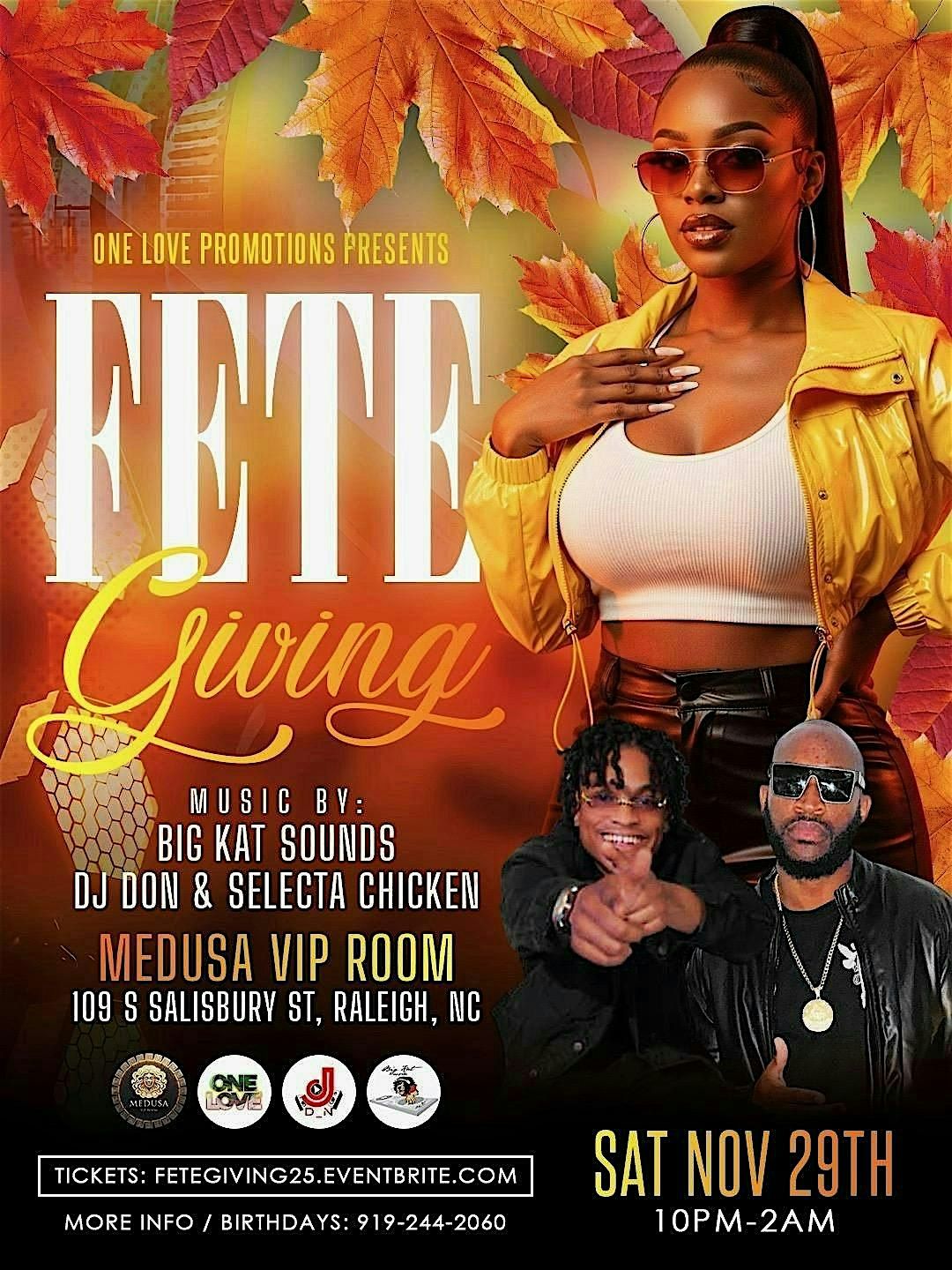 FETE-GIVING: Dancehall; Soca; Reggae - Thanksgiving Weekend bash