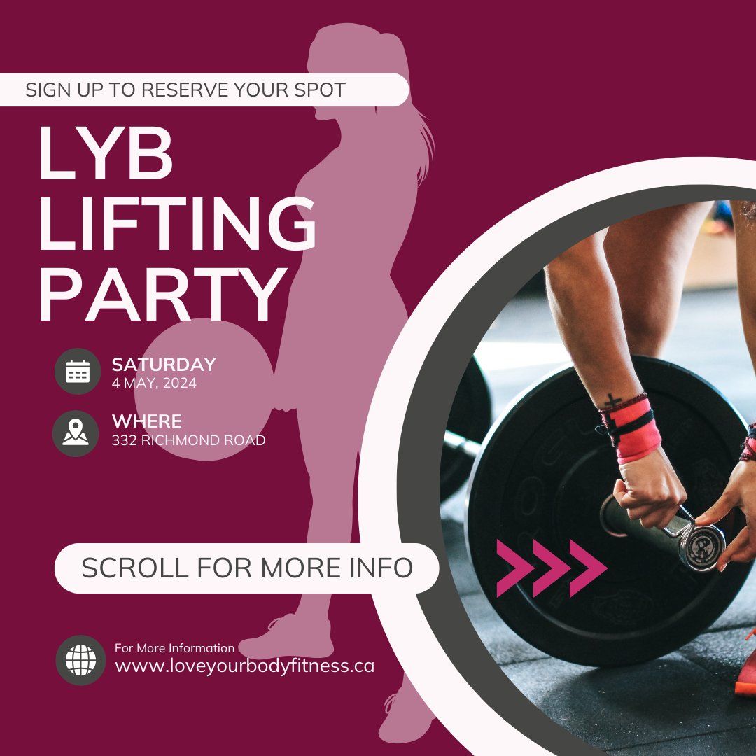 LYB Lifting Party - Mini Comp & Fundraiser