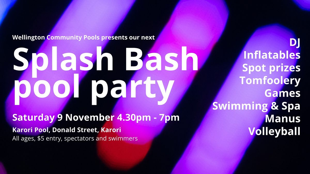 Karori Pool Splash Bash