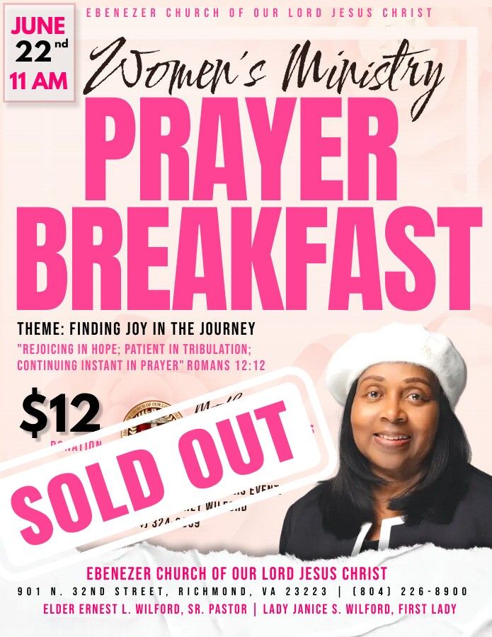 The Ebenezer COOLJC Women's Council Prayer Breakfast