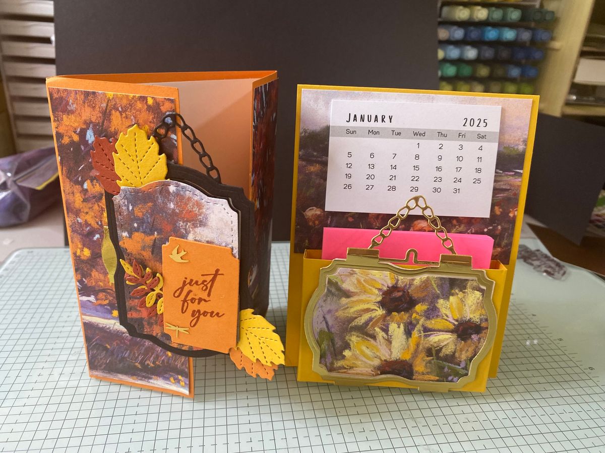 Calendar and a Card Class with Morning Tea $20